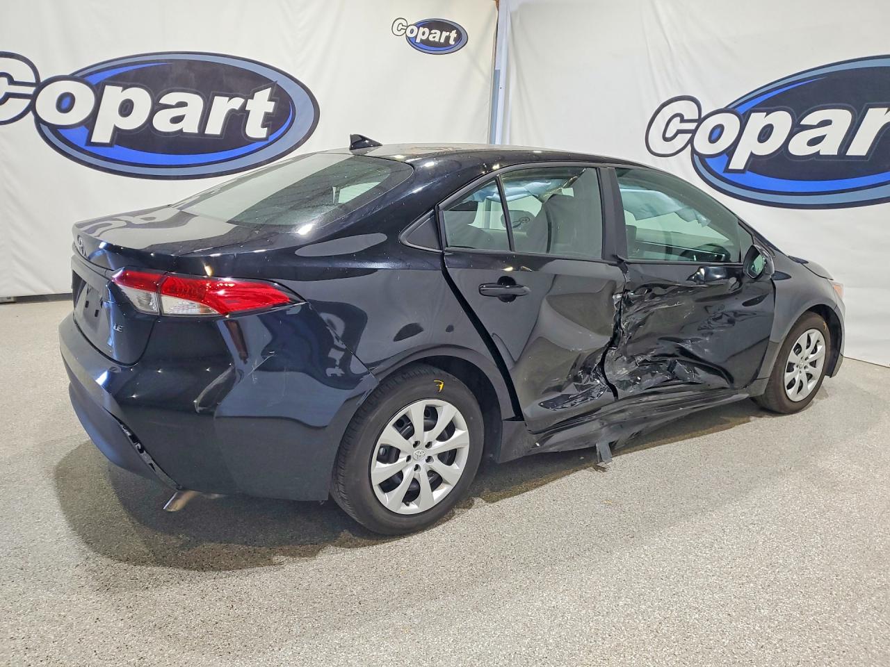 2025 Toyota Corolla Le Black vin: 5YFB4MDE7SP322573
