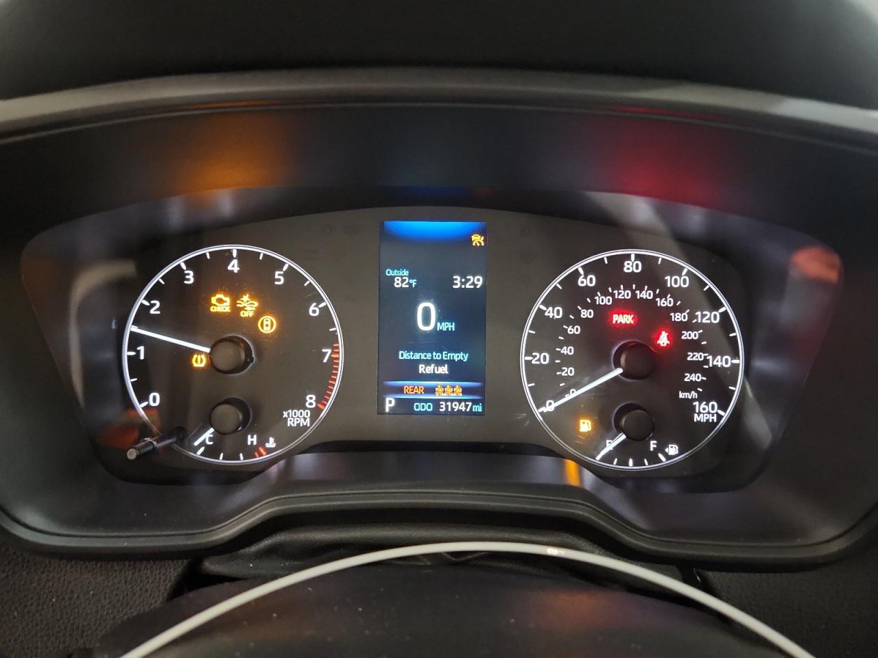 2025 Toyota Corolla Le Black vin: 5YFB4MDE7SP341172 Damage: Warning - Tire Pressure, On, Unacceptable