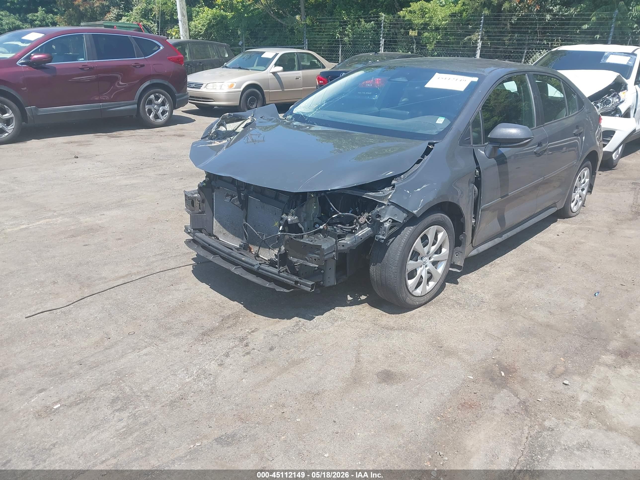 2024 Toyota Corolla Le Серый vin: 5YFB4MDE8RP138852