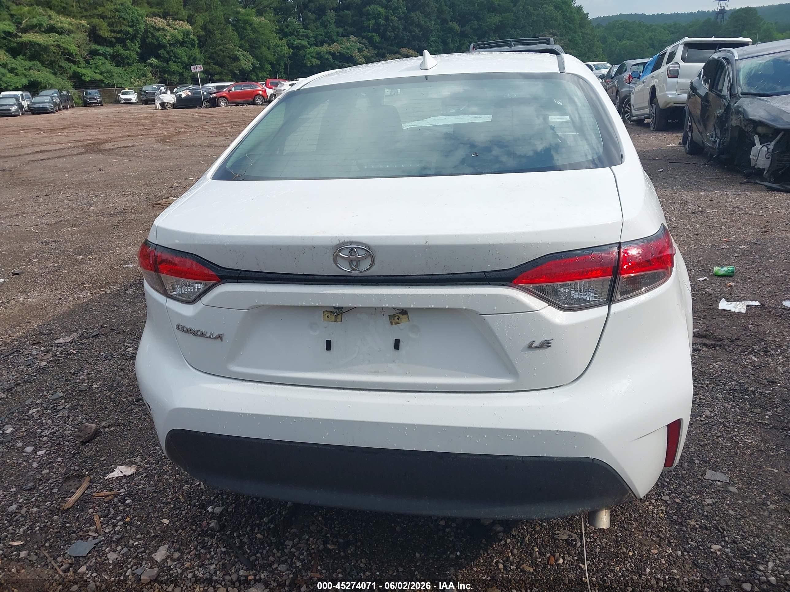 2025 Toyota Corolla Le Белый vin: 5YFB4MDE8SP297912