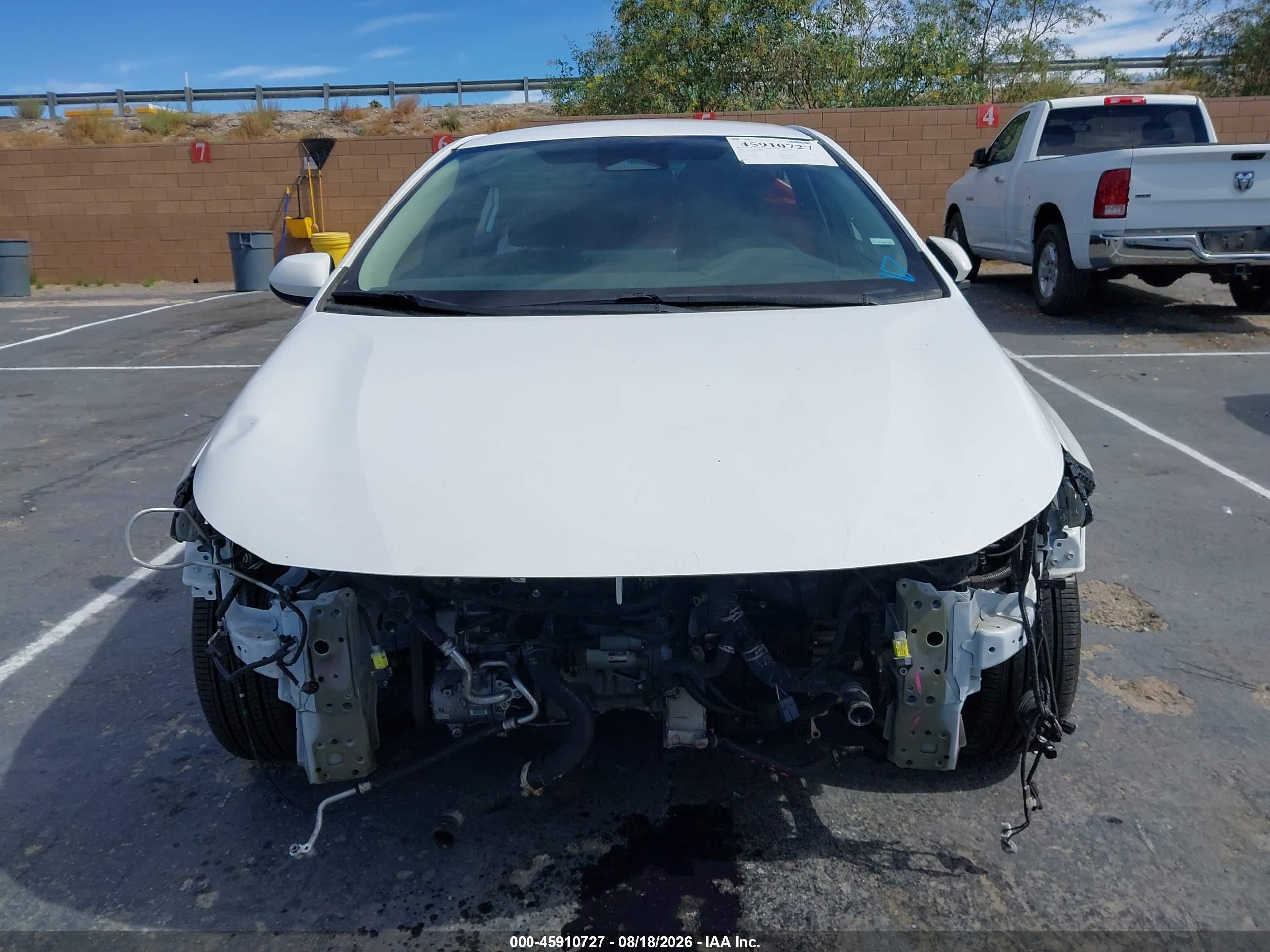 2023 Toyota Corolla Le White vin: 5YFB4MDE9PP067660