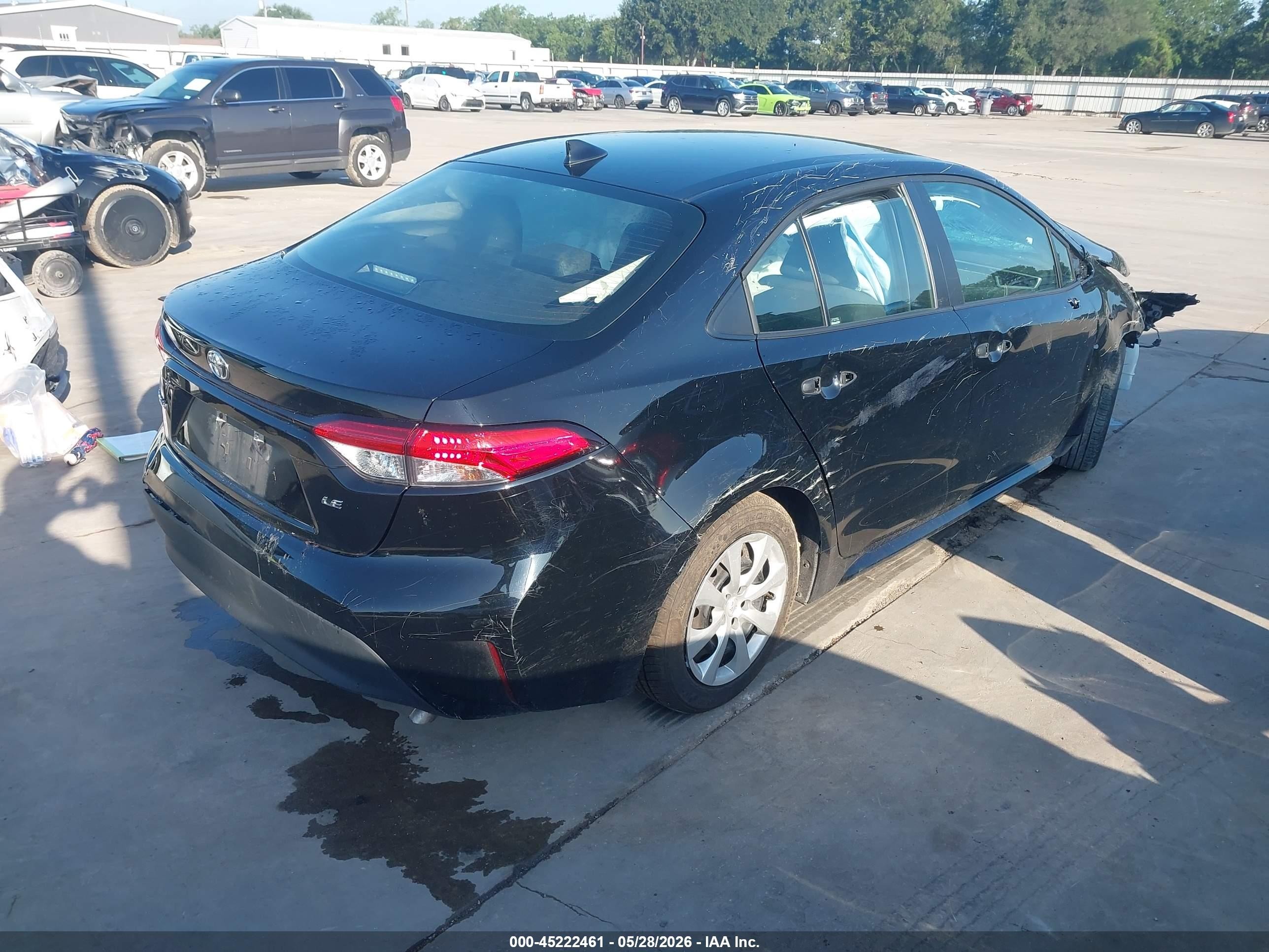 2025 Toyota Corolla Le Черный vin: 5YFB4MDE9SP250629