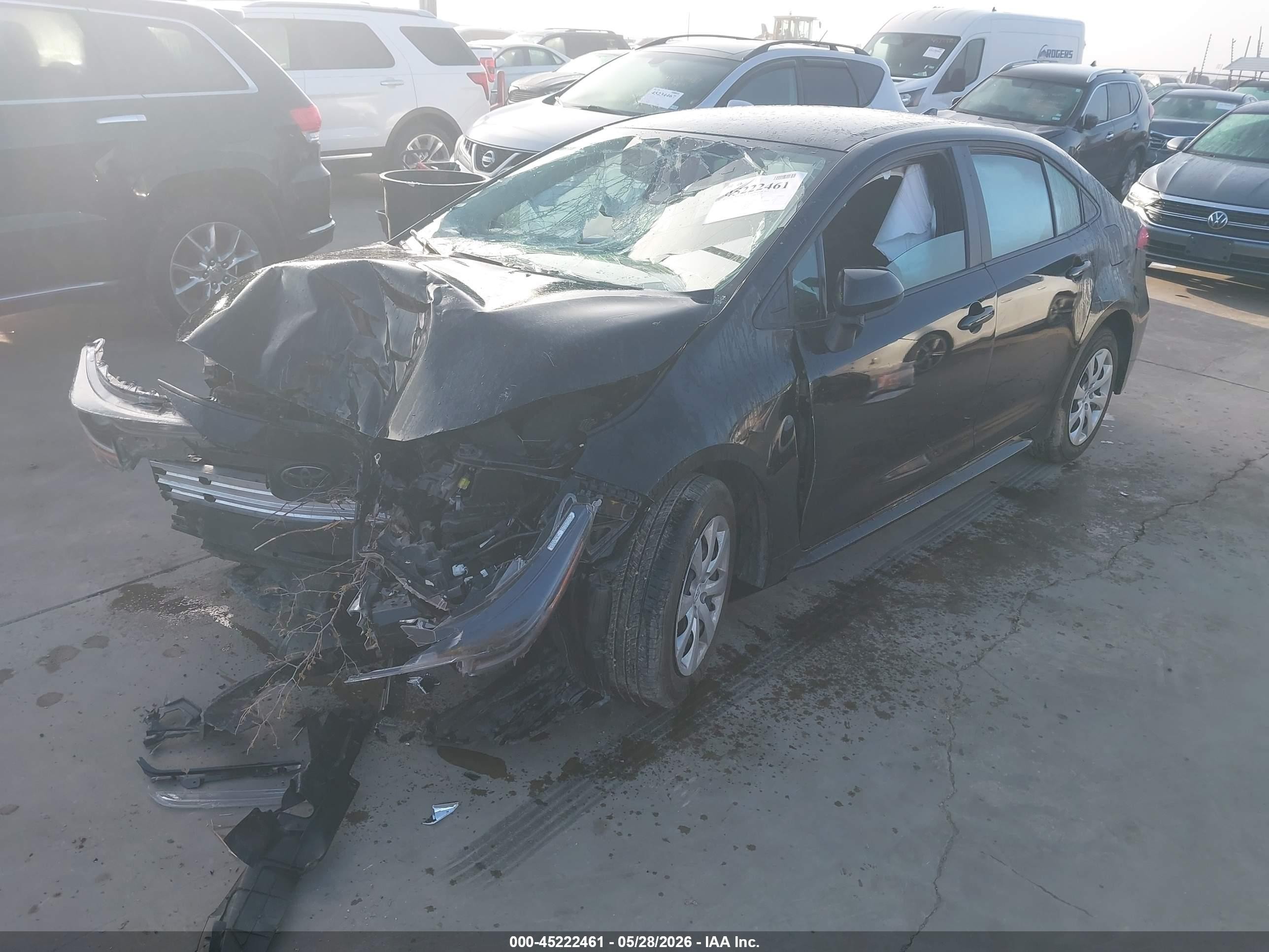 2025 Toyota Corolla Le Черный vin: 5YFB4MDE9SP250629