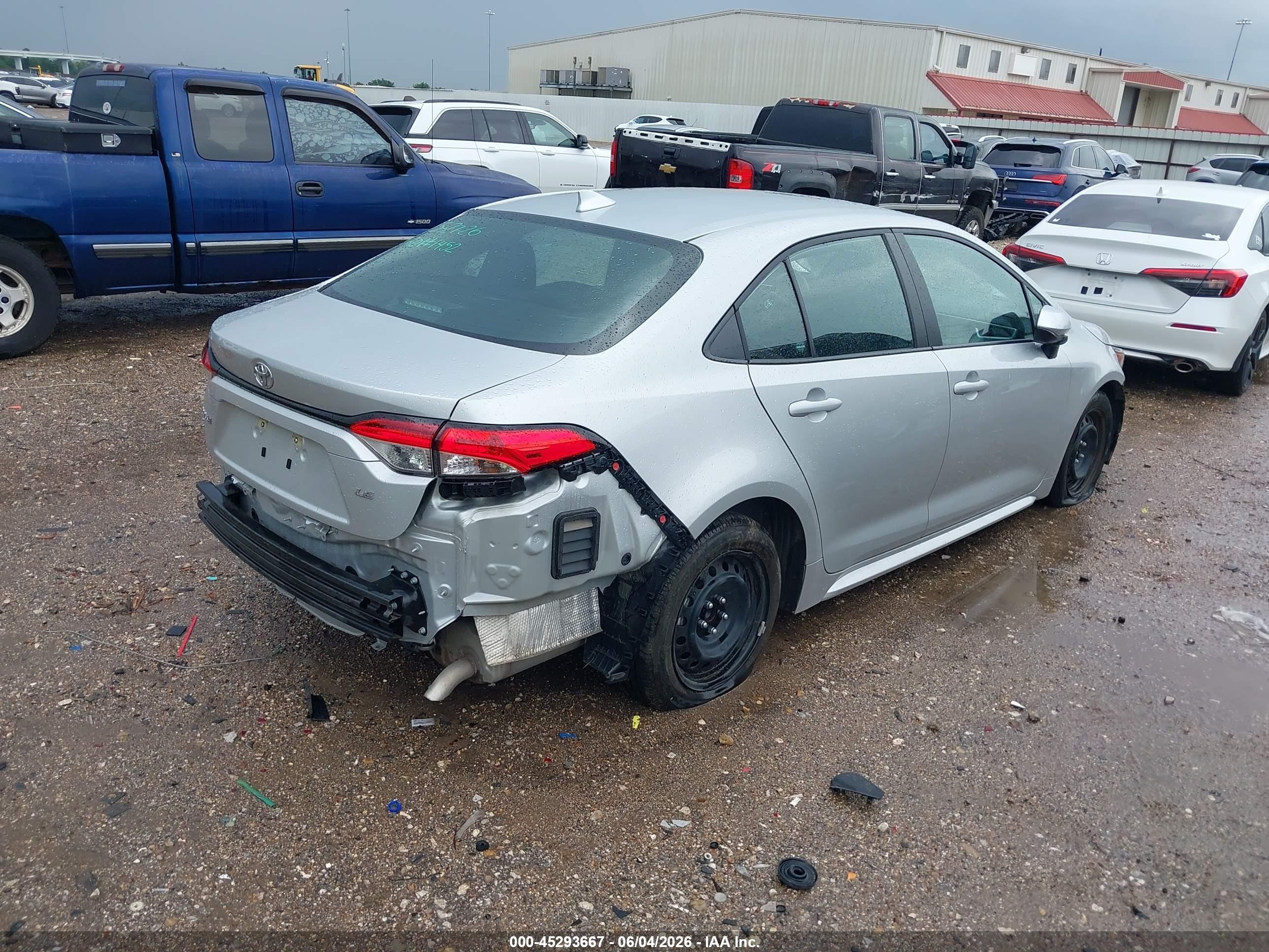 2025 Toyota Corolla Le Серебряный vin: 5YFB4MDE9SP315110