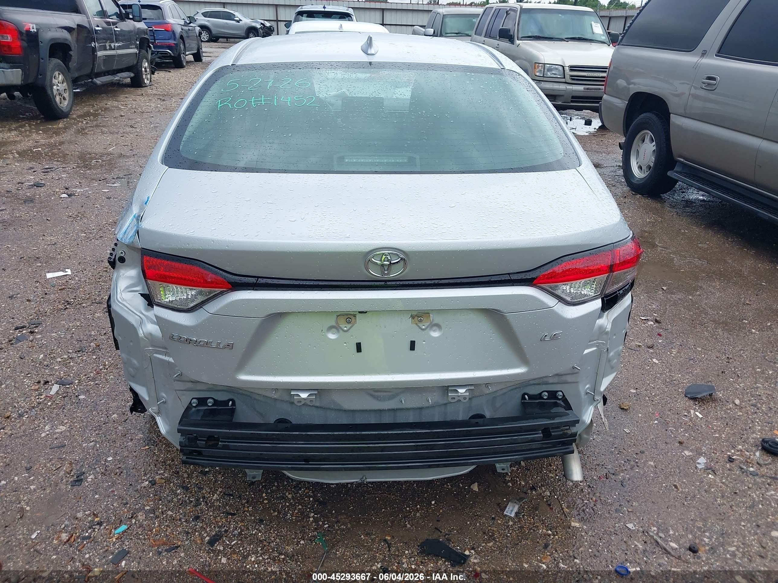 2025 Toyota Corolla Le Серебряный vin: 5YFB4MDE9SP315110