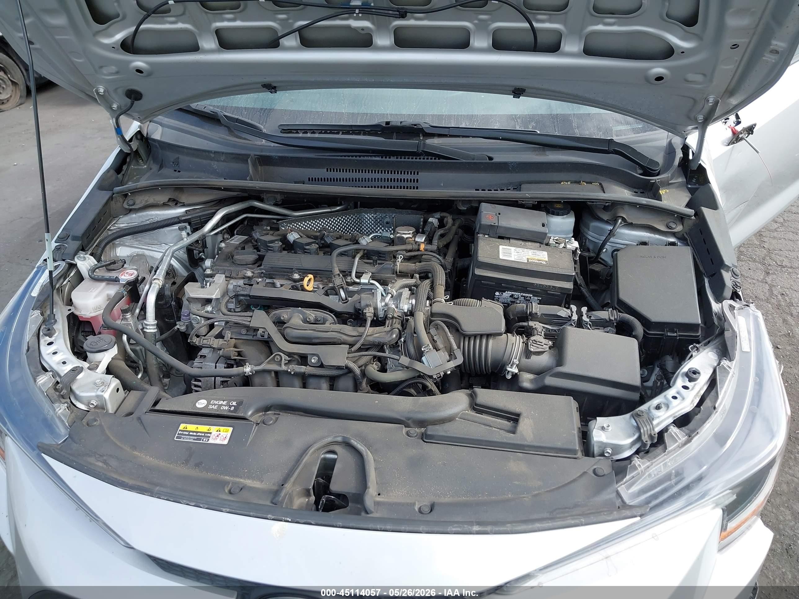 2023 Toyota Corolla Le Серебряный vin: 5YFB4MDEXPP055825