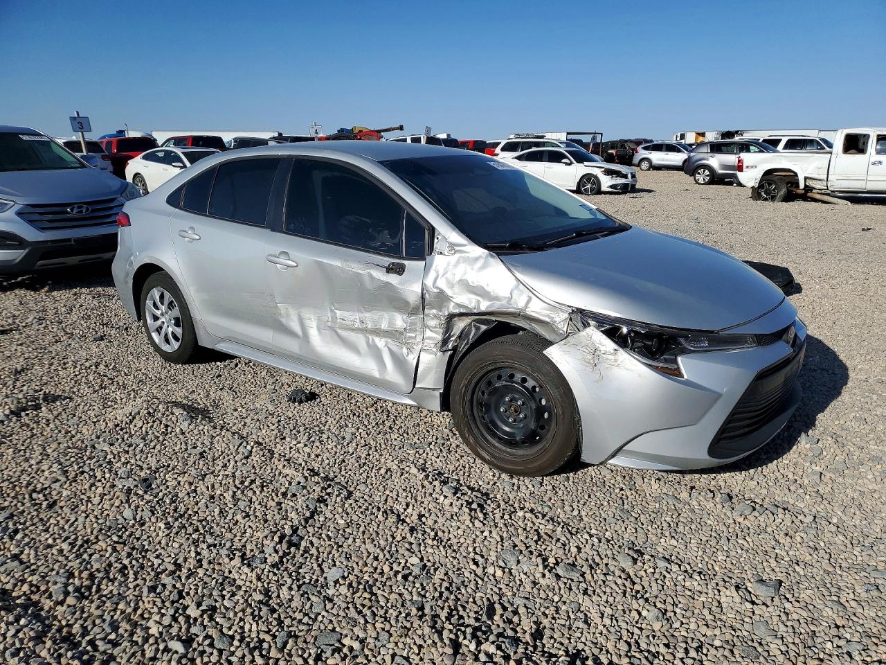 2023 Toyota Corolla Le Silver vin: 5YFB4MDEXPP060510