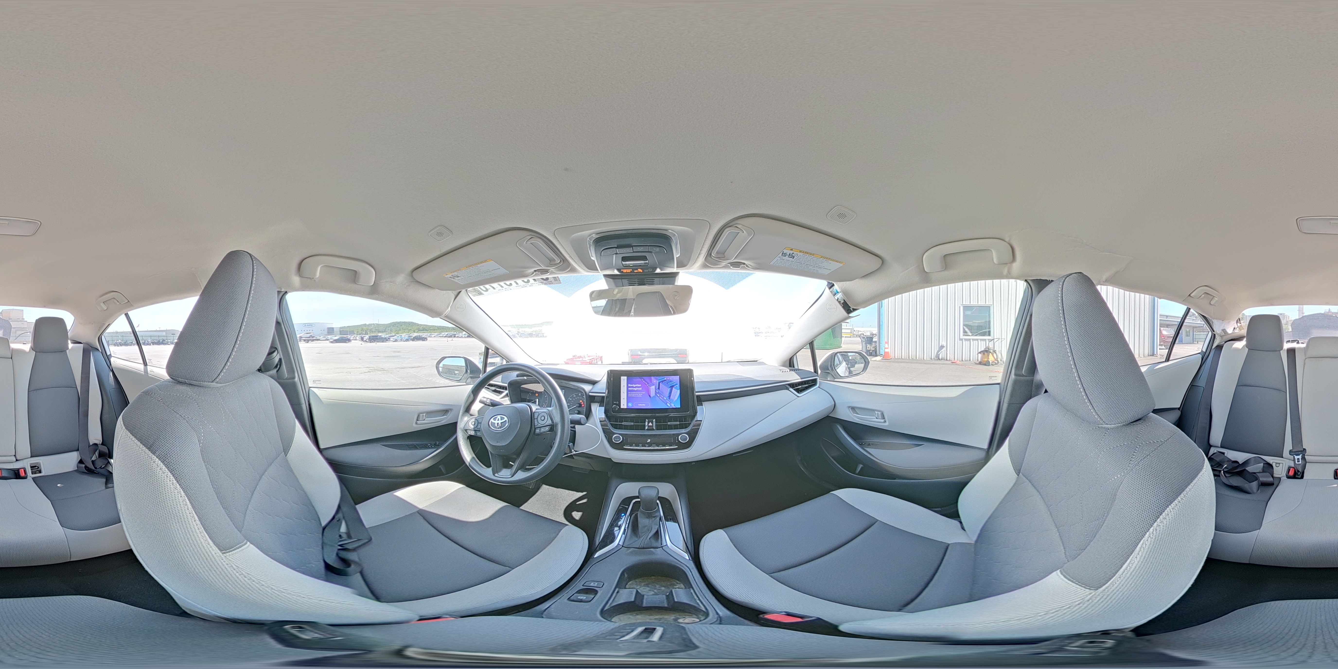 2024 Toyota Corolla Le White vin: 5YFB4MDEXRP181380