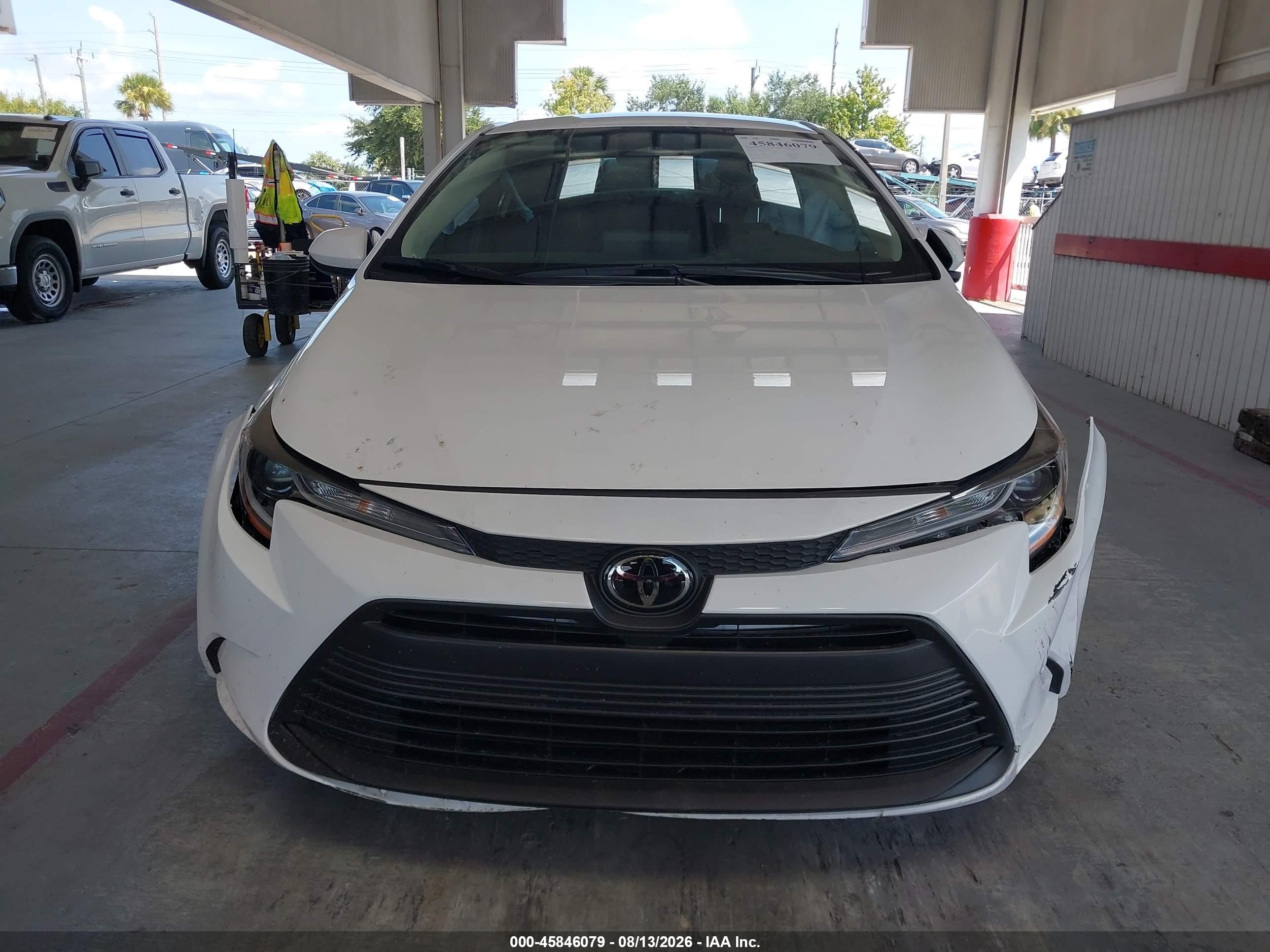 2025 Toyota Corolla Le White vin: 5YFB4MDEXSP344714