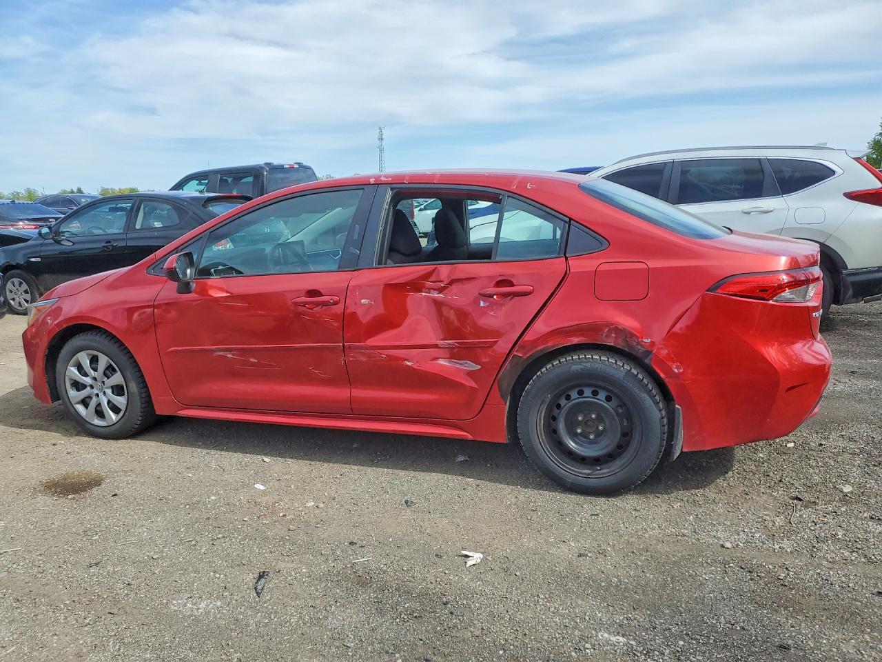 2020 Toyota Corolla Le Red vin: 5YFBPRBE5LP114409