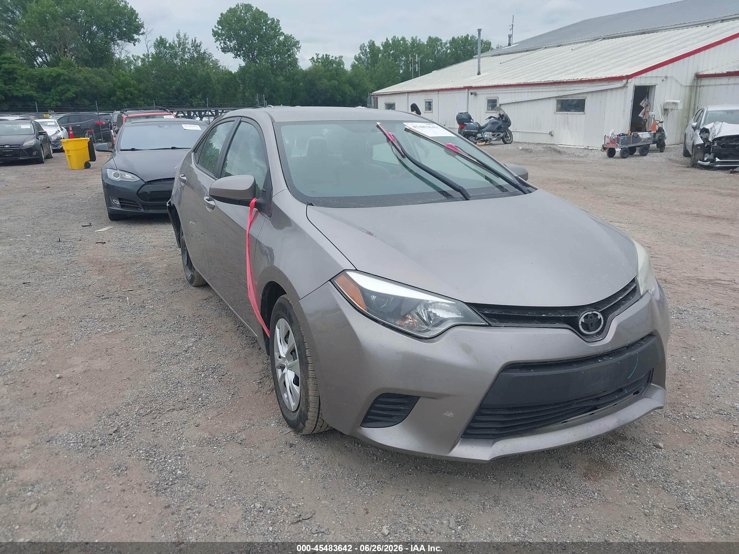2014 Toyota Corolla Le Eco Tan vin: 5YFBPRHE0EP075285