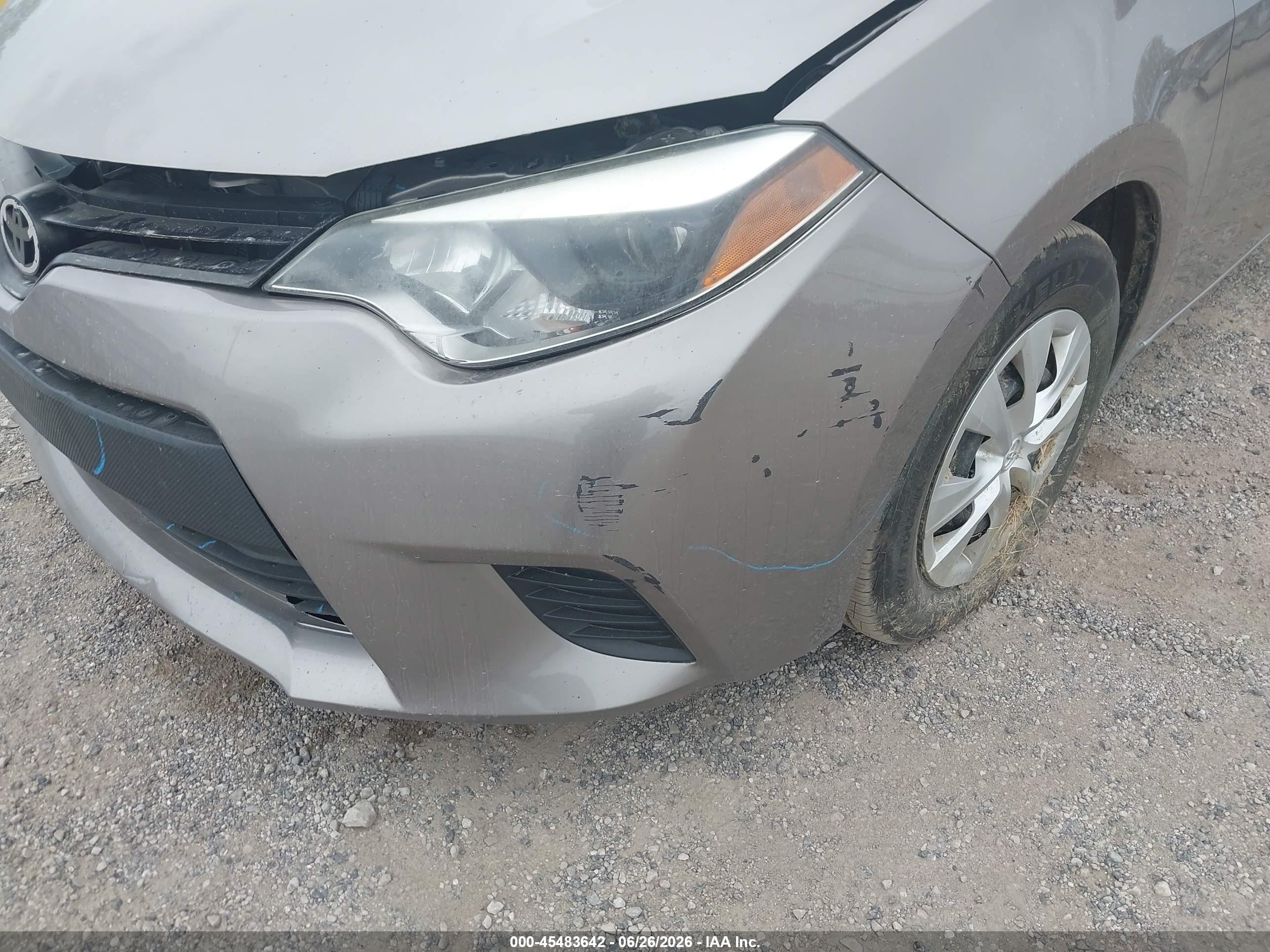 2014 Toyota Corolla Le Eco Tan vin: 5YFBPRHE0EP075285