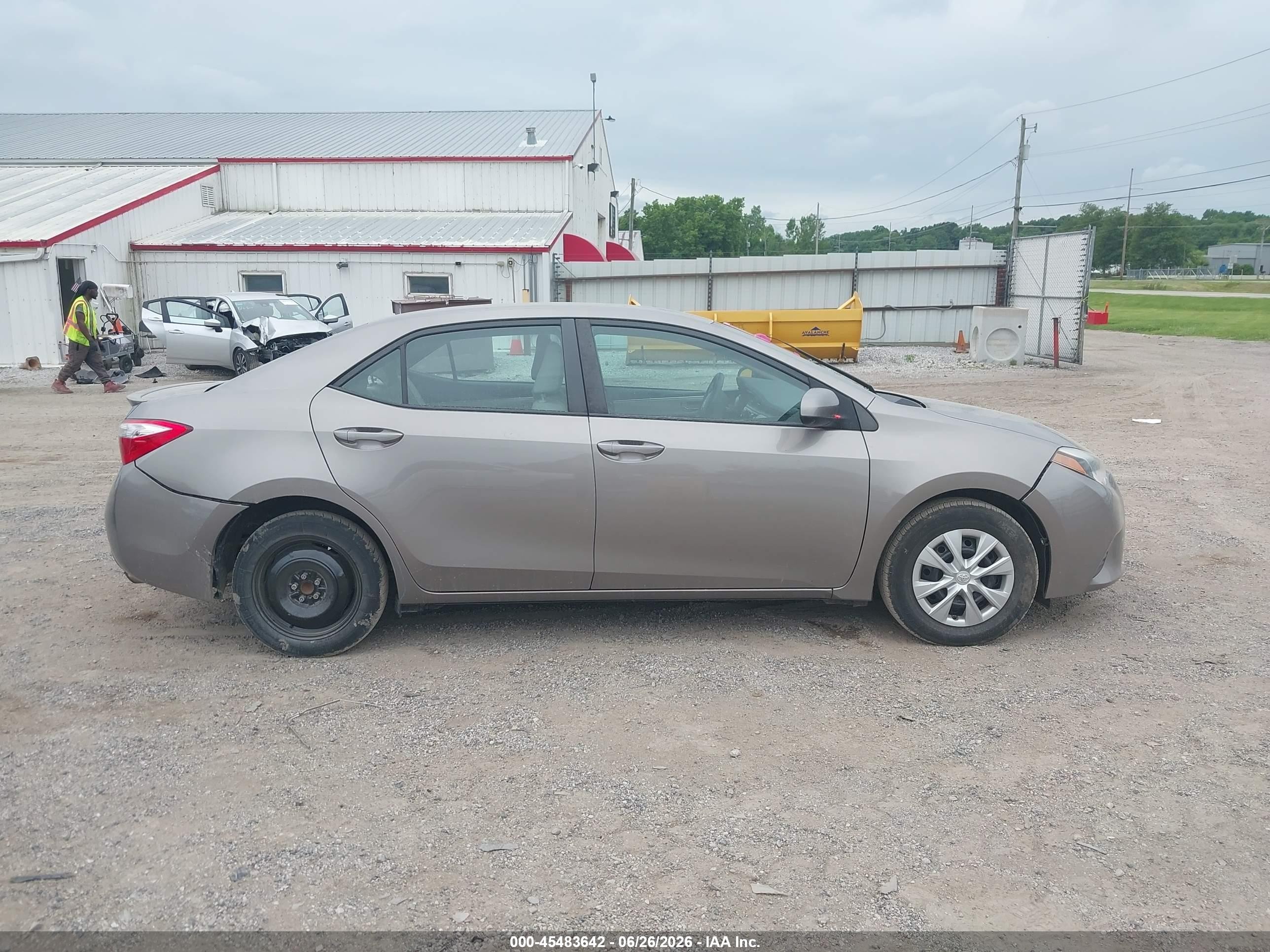 2014 Toyota Corolla Le Eco Tan vin: 5YFBPRHE0EP075285