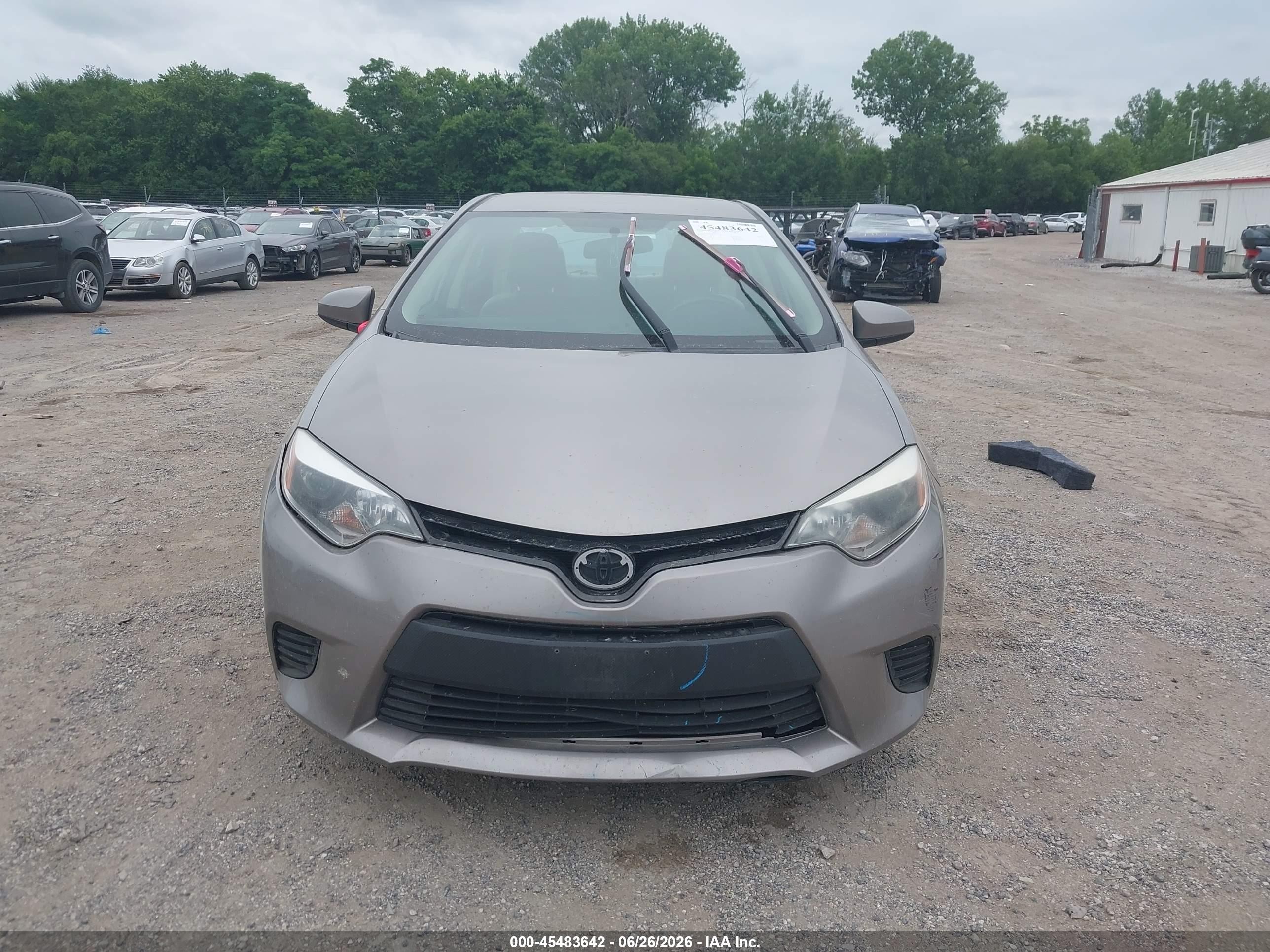 2014 Toyota Corolla Le Eco Tan vin: 5YFBPRHE0EP075285