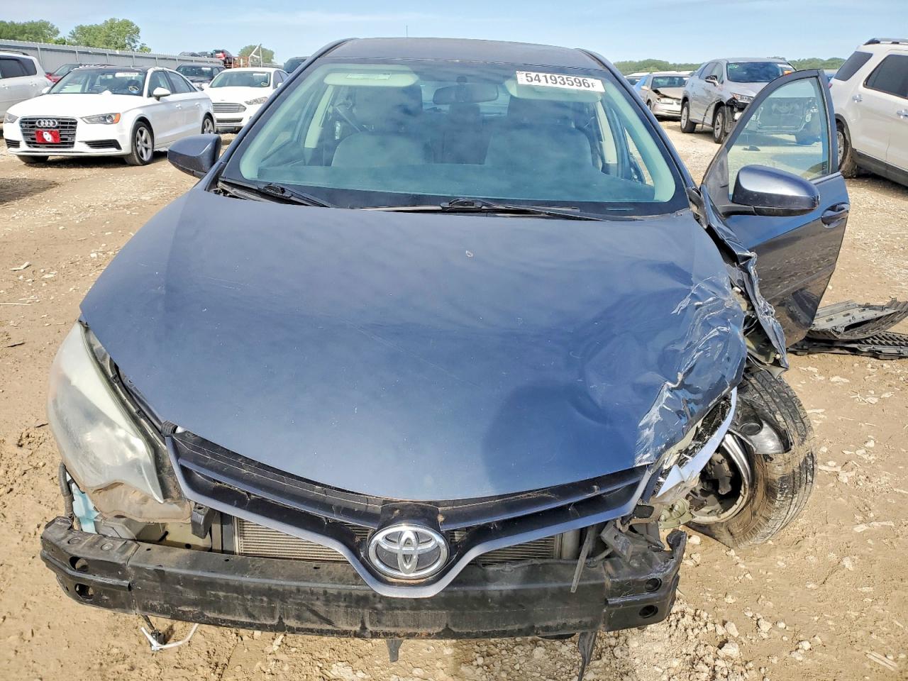 2015 Toyota Corolla Le Eco Plus Gray vin: 5YFBPRHE0FP256906