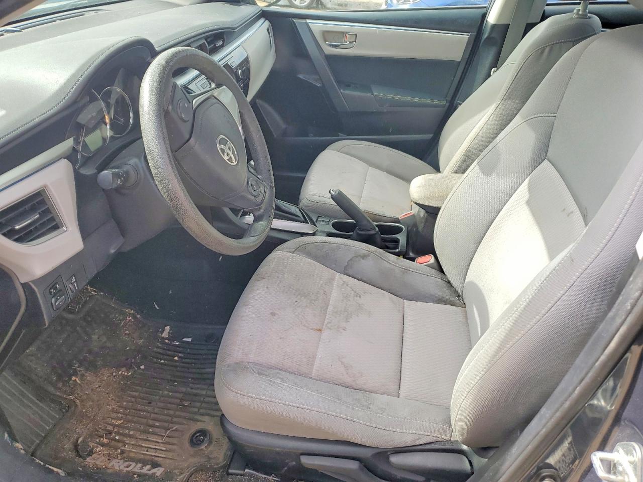 2015 Toyota Corolla Le Eco Plus Gray vin: 5YFBPRHE0FP256906