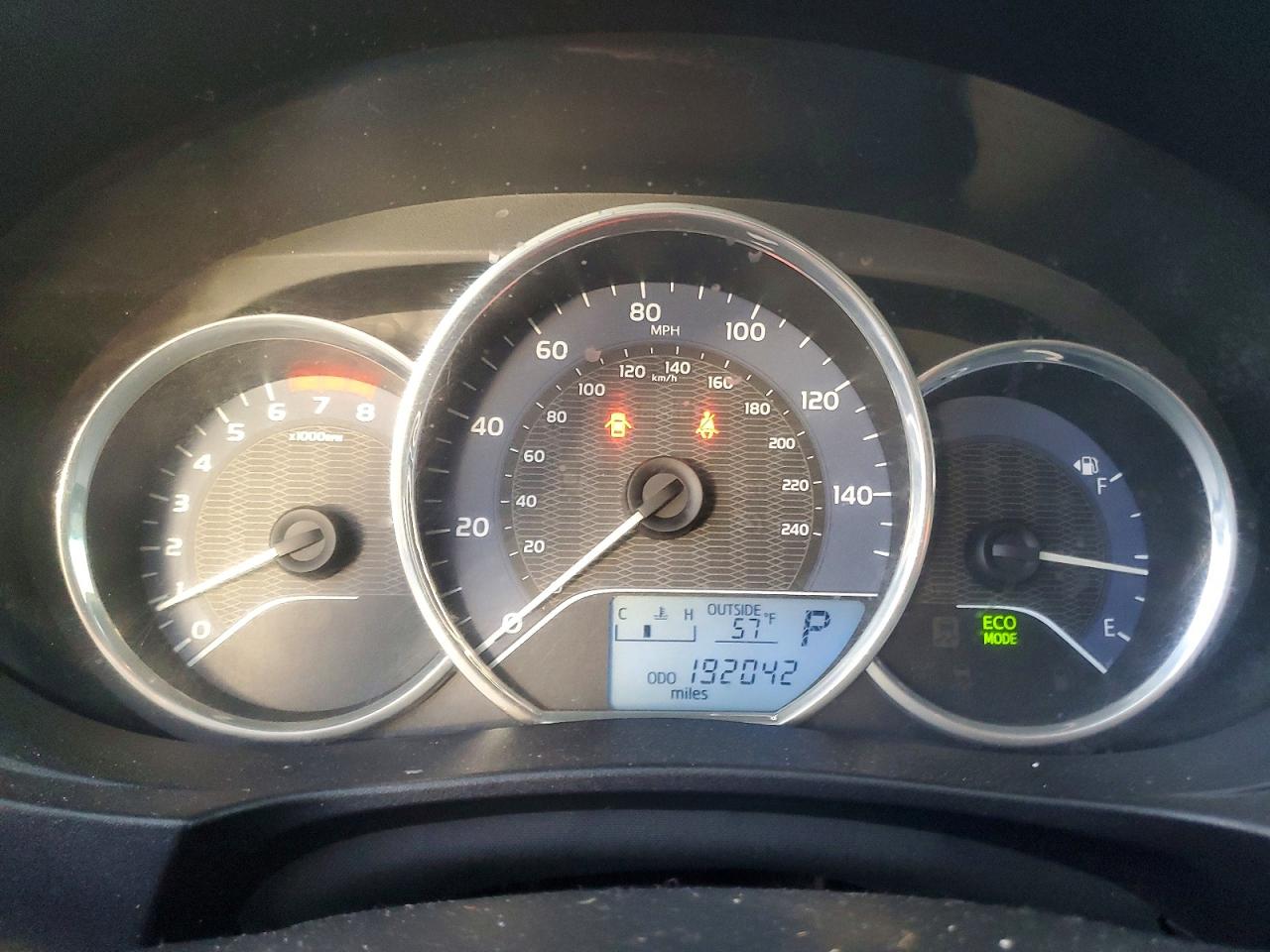 2014 Toyota Corolla Eco Gray vin: 5YFBPRHE1EP006265