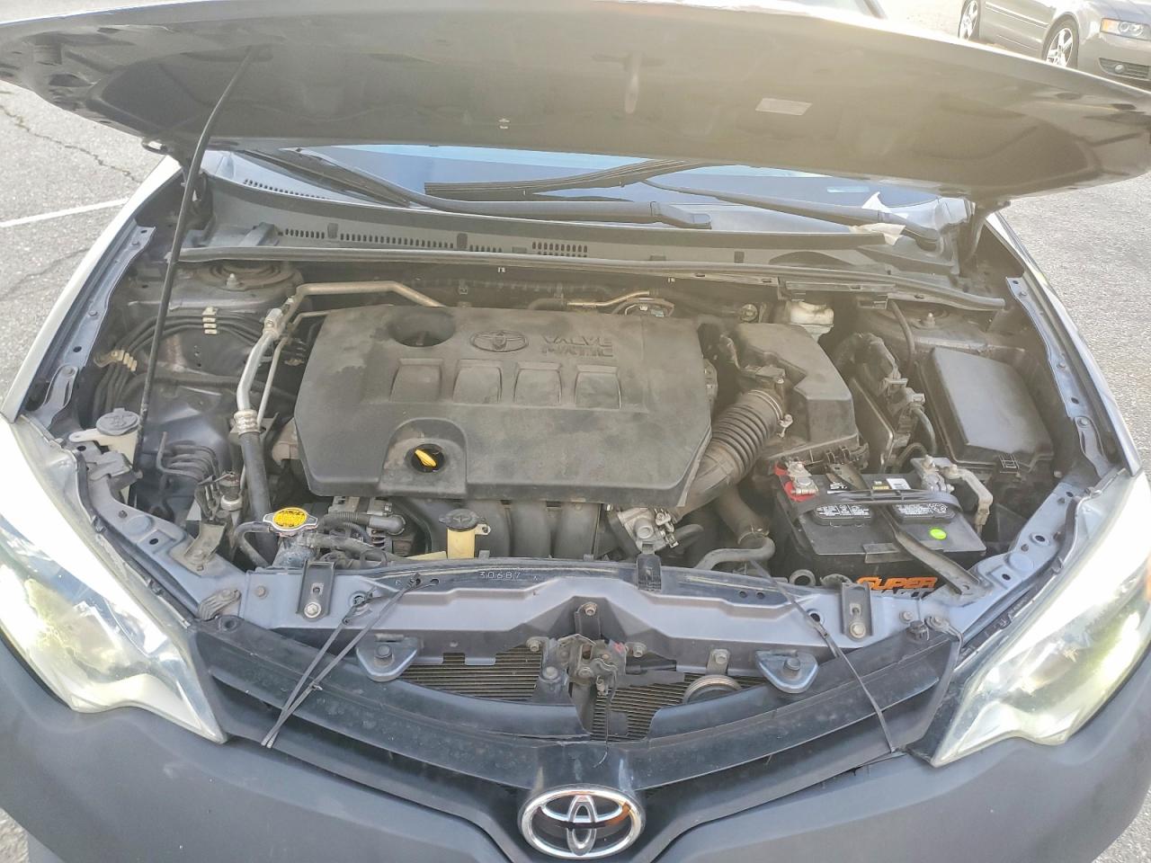 2014 Toyota Corolla Eco Gray vin: 5YFBPRHE1EP006265