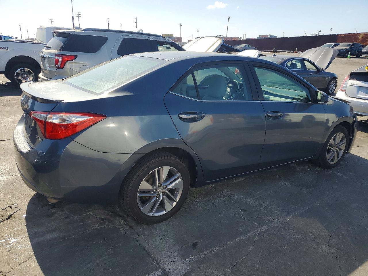2014 Toyota Corolla Le Eco Plus Gray vin: 5YFBPRHE1EP051139