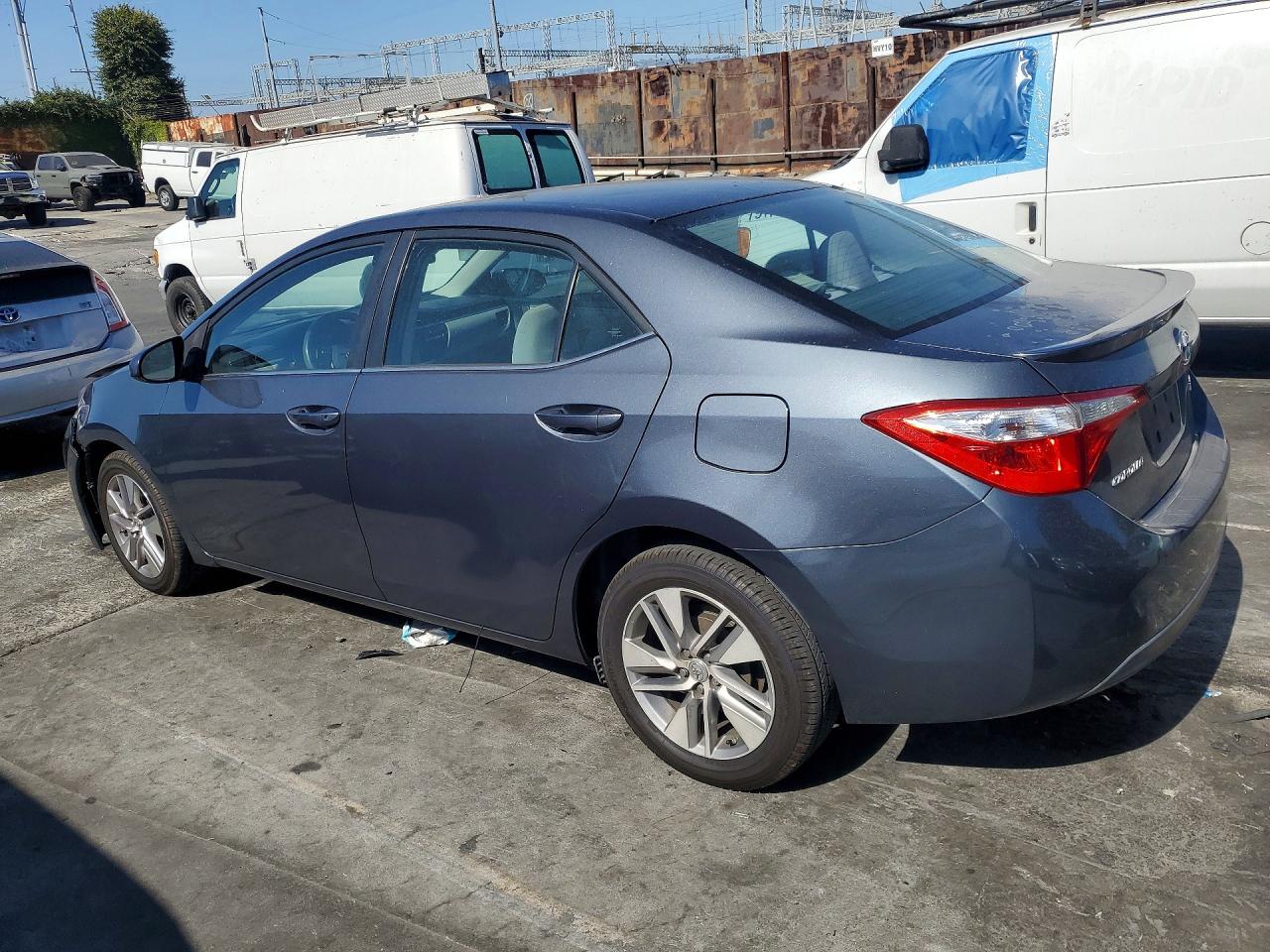 2014 Toyota Corolla Le Eco Plus Gray vin: 5YFBPRHE1EP051139