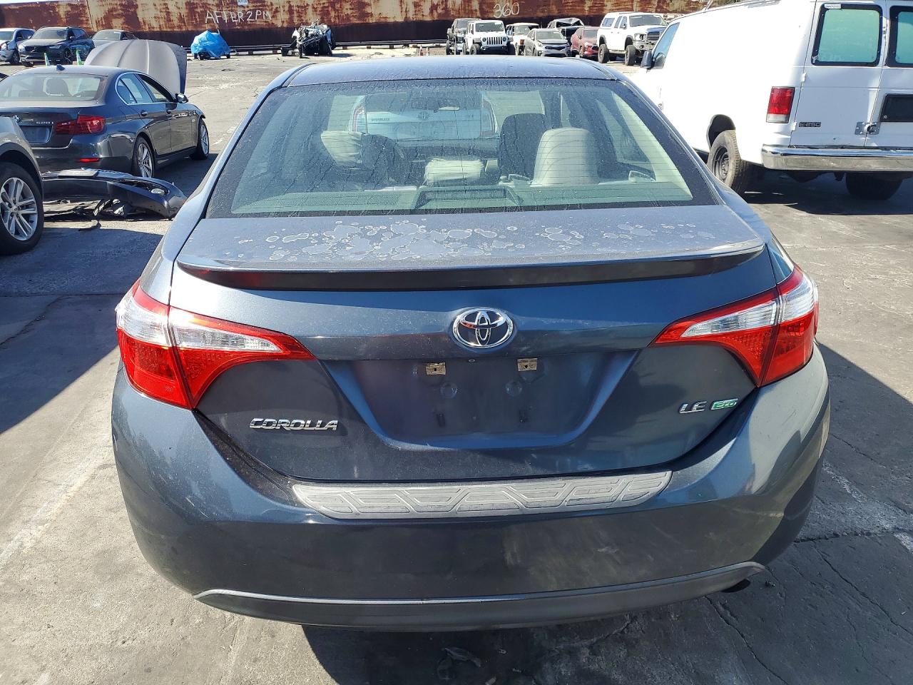 2014 Toyota Corolla Le Eco Plus Gray vin: 5YFBPRHE1EP051139