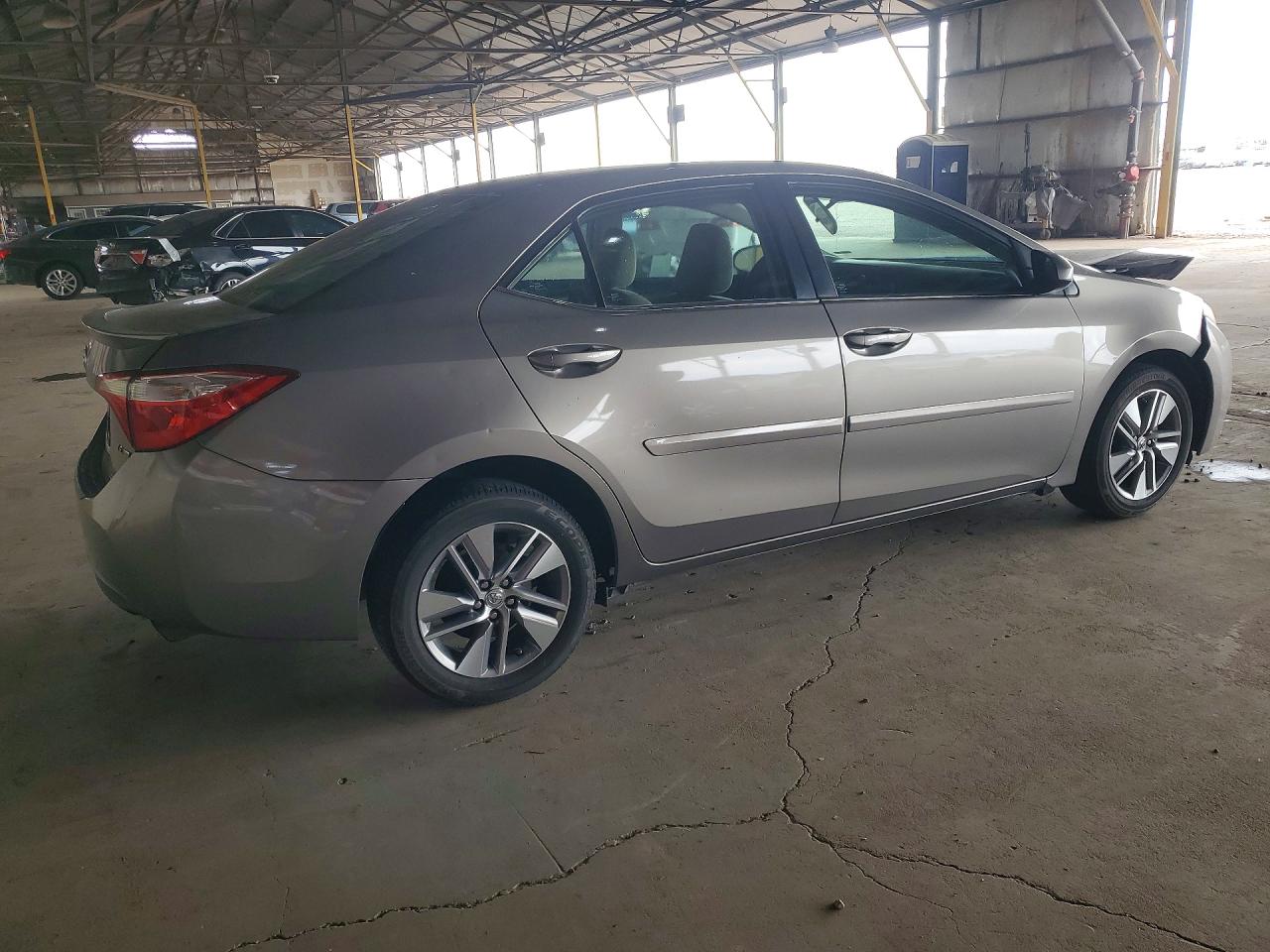 2014 Toyota Corolla Le Eco Plus Gray vin: 5YFBPRHE1EP068135