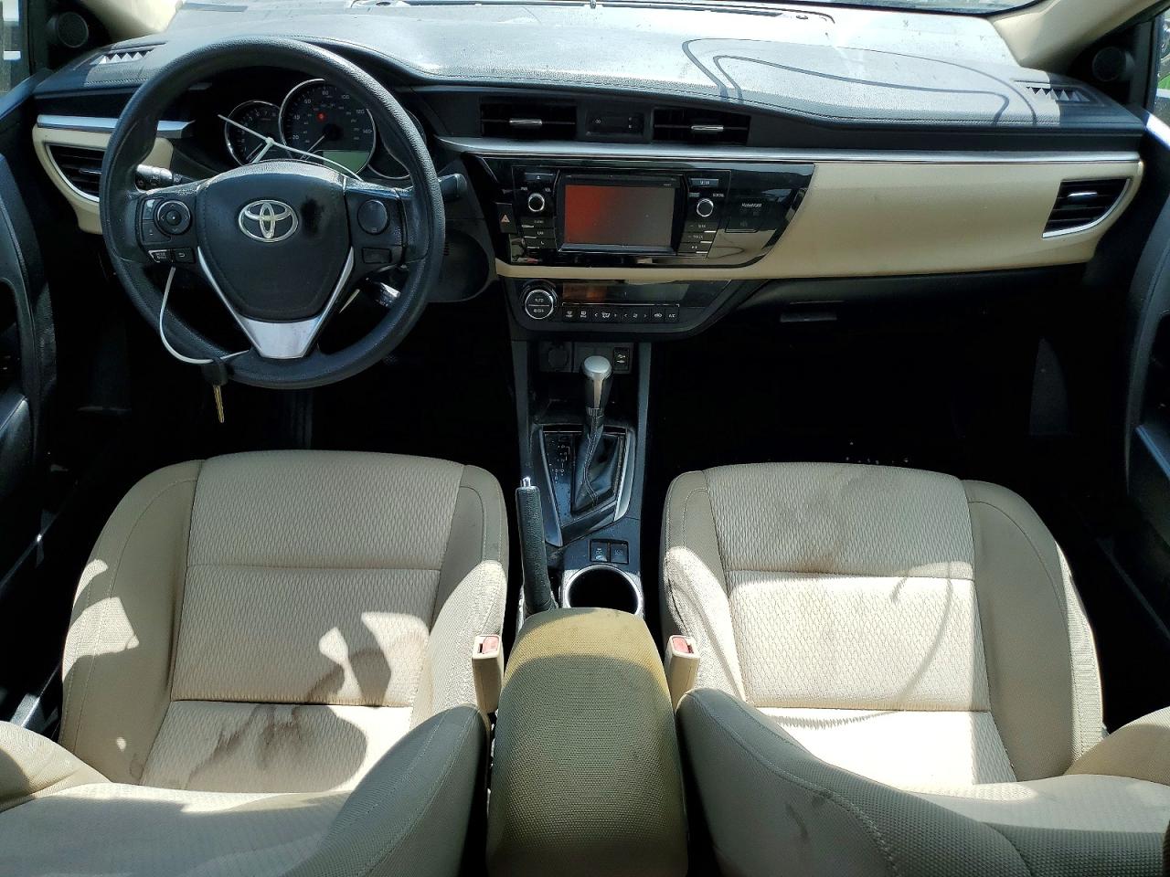2014 Toyota Corolla Le Eco Plus Gray vin: 5YFBPRHE1EP068135
