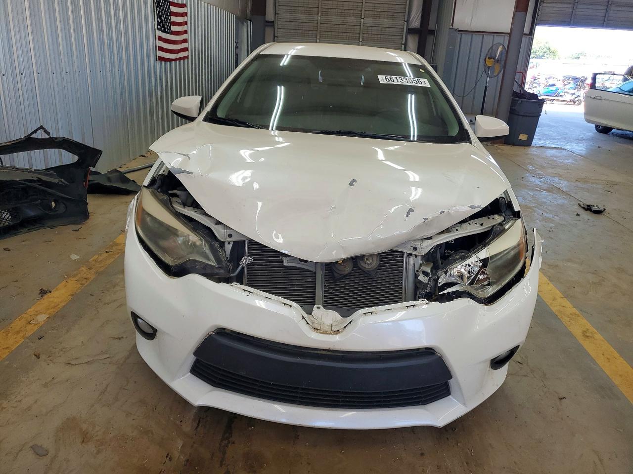 2014 Toyota Corolla Le Eco Plus White vin: 5YFBPRHE2EP011281