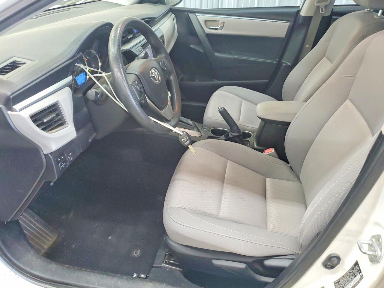 2014 Toyota Corolla Le Eco Plus White vin: 5YFBPRHE2EP011281