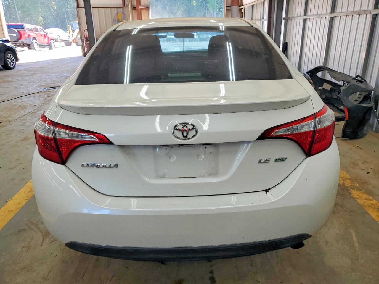 2014 Toyota Corolla Le Eco Plus White vin: 5YFBPRHE2EP011281