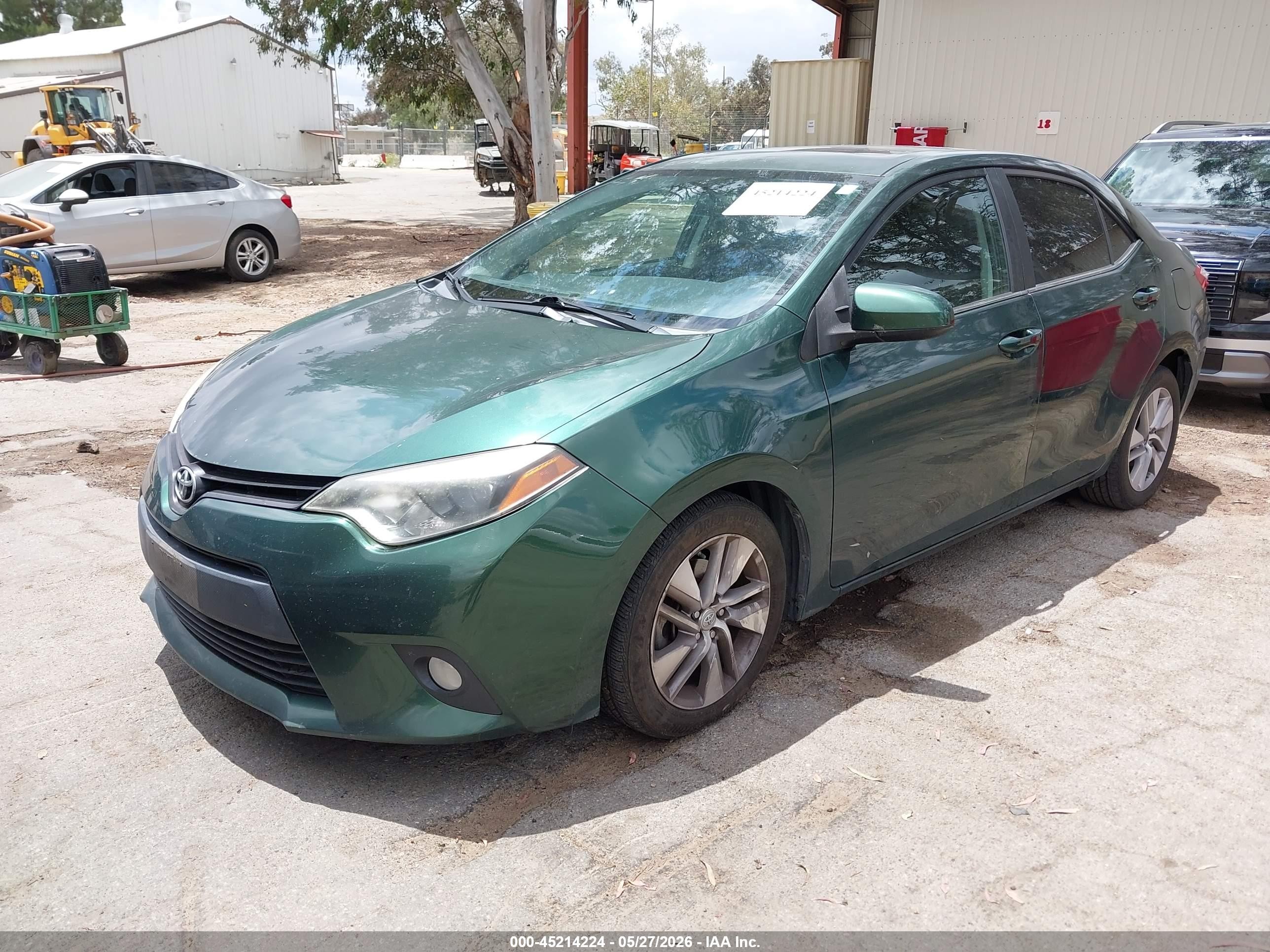 2014 Toyota Corolla Le Eco Premium Green vin: 5YFBPRHE2EP106052
