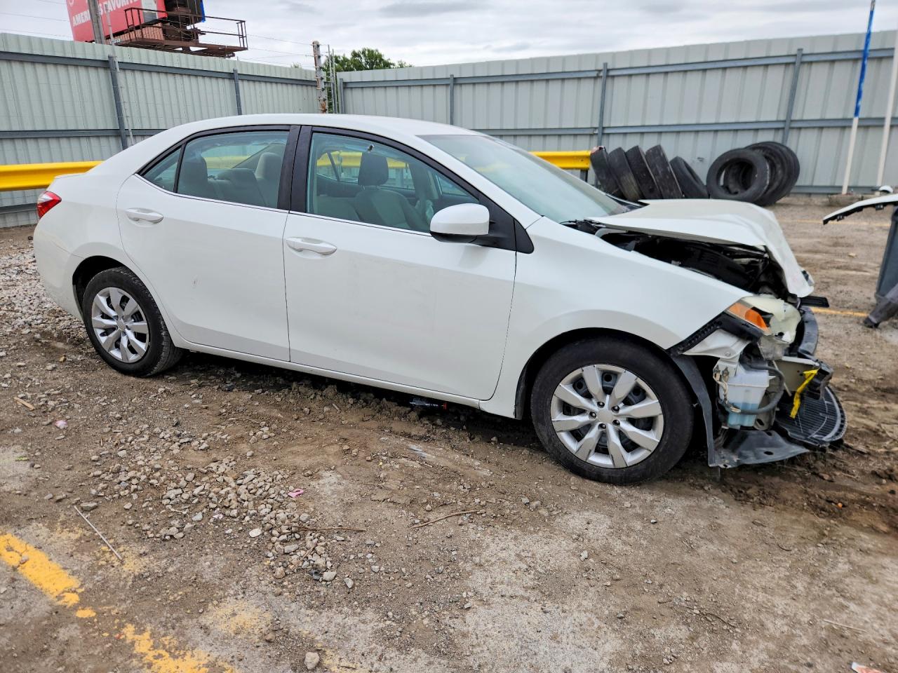 2014 Toyota Corolla Le Eco Plus White vin: 5YFBPRHE2EP151198