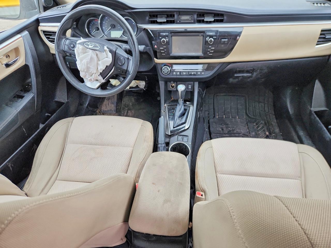 2014 Toyota Corolla Le Eco Plus White vin: 5YFBPRHE2EP151198