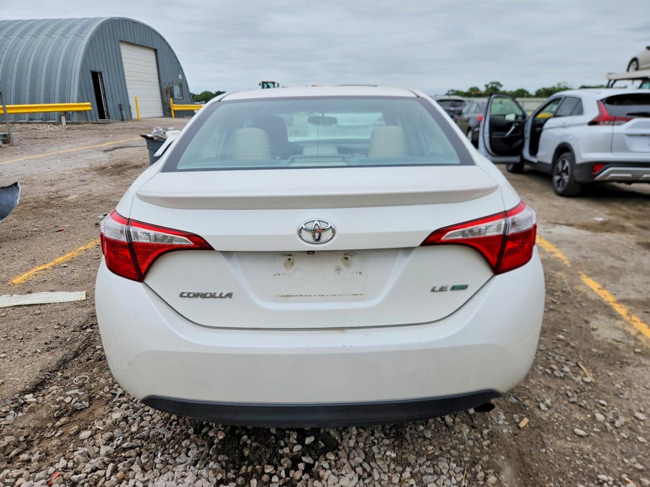 2014 Toyota Corolla Le Eco Plus White vin: 5YFBPRHE2EP151198