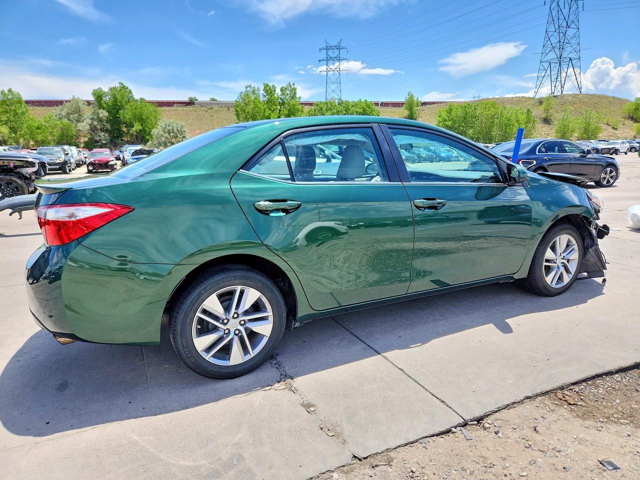 2014 Toyota Corolla Le Eco Plus Green vin: 5YFBPRHE2EP157776