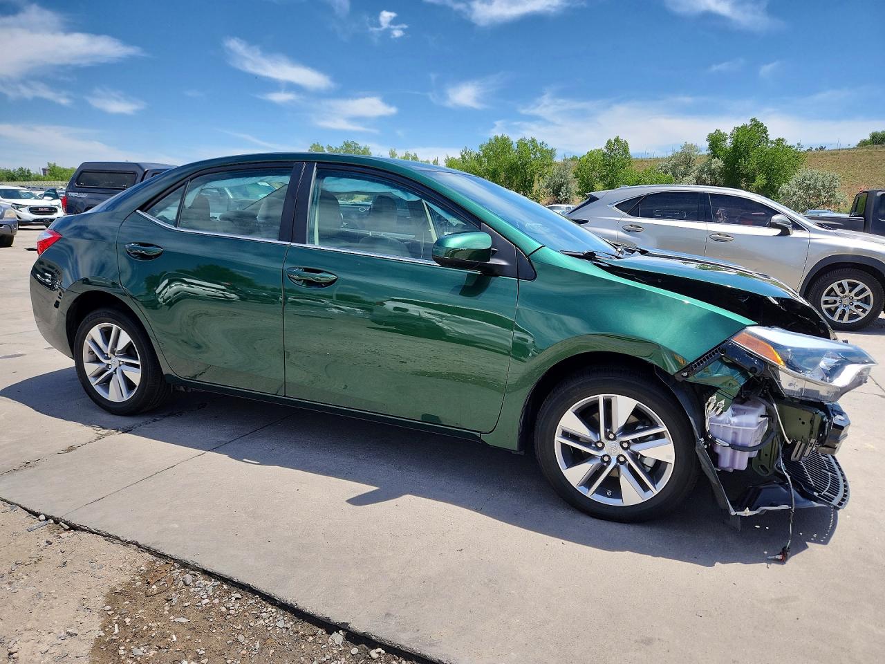 2014 Toyota Corolla Le Eco Plus Green vin: 5YFBPRHE2EP157776