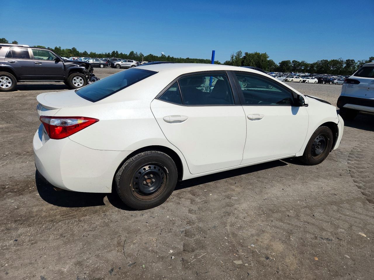 2014 Toyota Corolla Le Eco White vin: 5YFBPRHE3EP150562