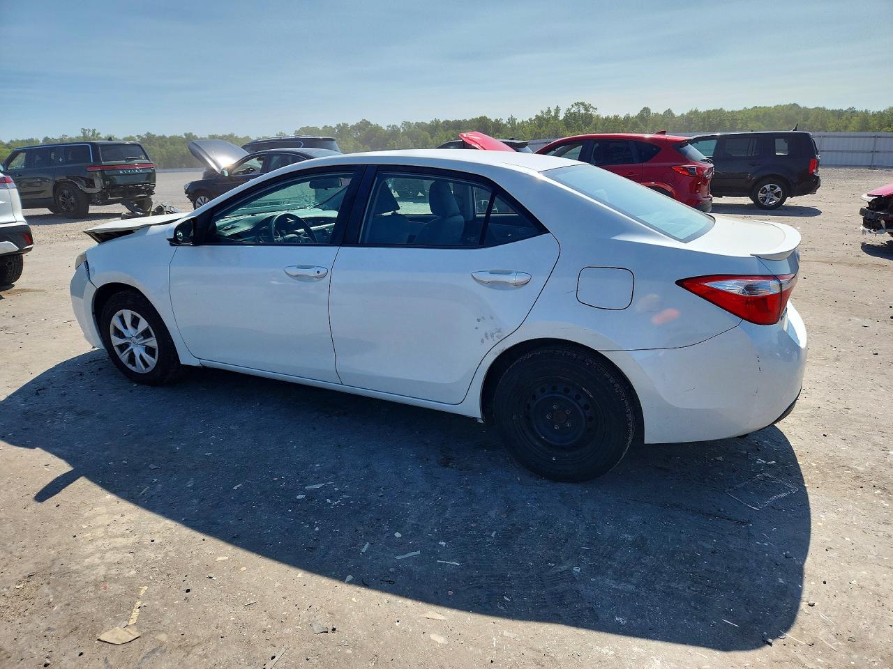2014 Toyota Corolla Le Eco White vin: 5YFBPRHE3EP150562