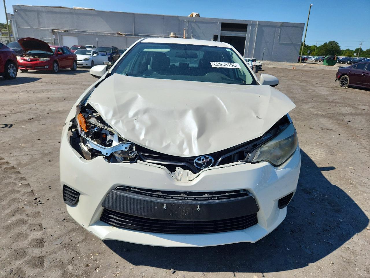 2014 Toyota Corolla Le Eco White vin: 5YFBPRHE3EP150562