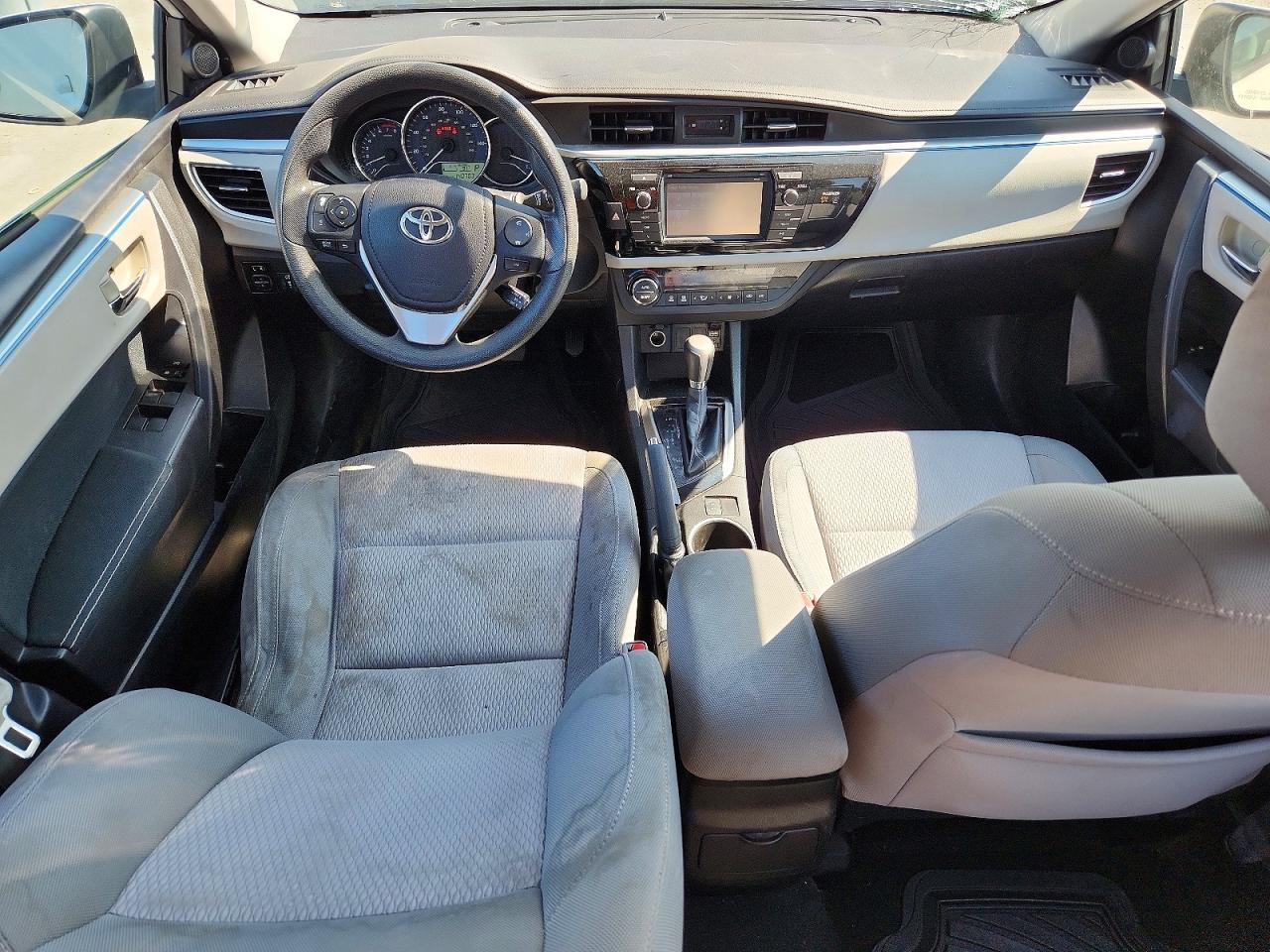2014 Toyota Corolla Le Eco White vin: 5YFBPRHE3EP150562