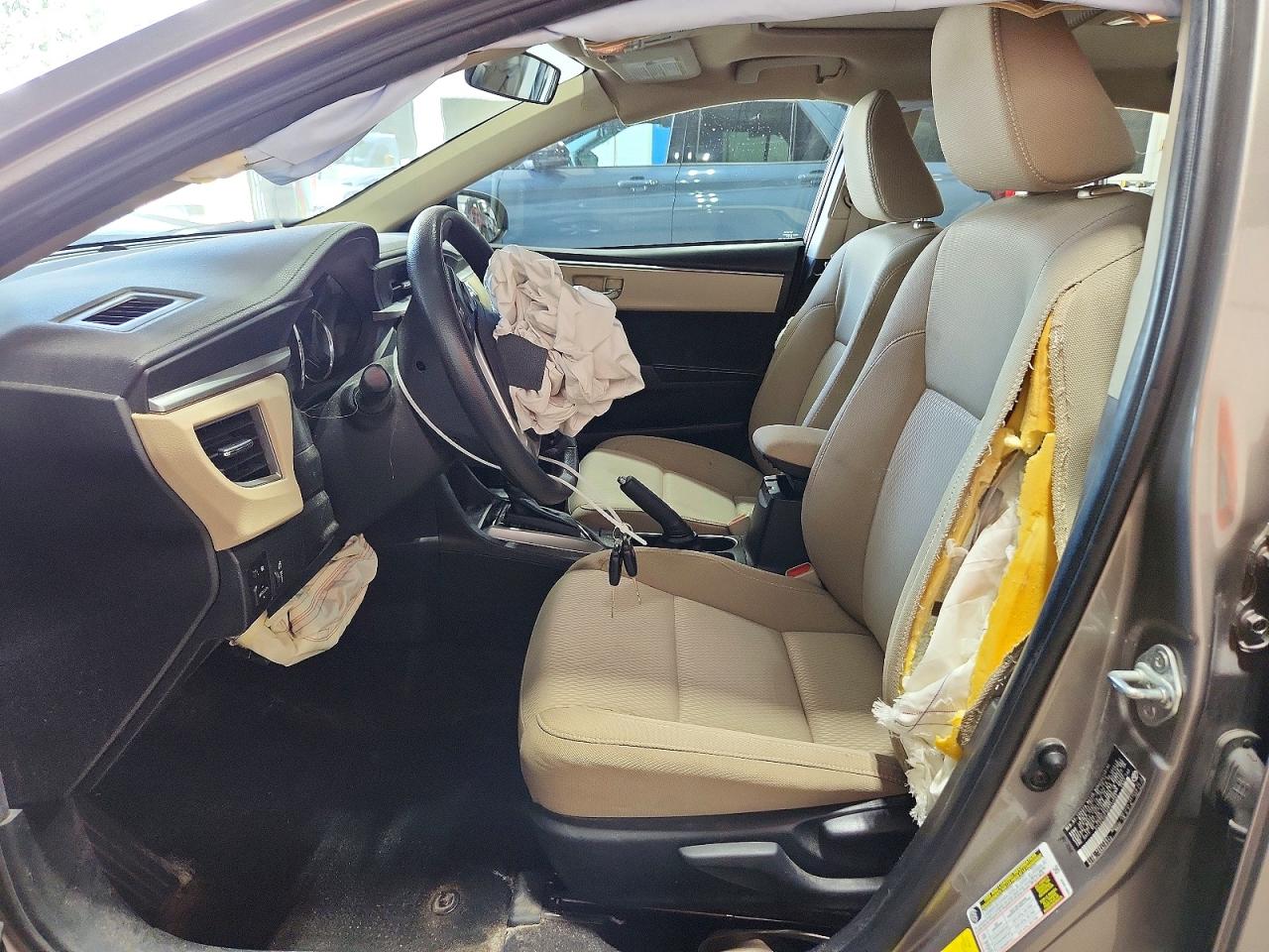 2015 Toyota Corolla Le Eco Plus Tan vin: 5YFBPRHE3FP211703