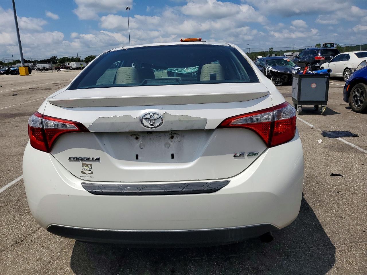 2014 Toyota Corolla Le Eco Plus Белый vin: 5YFBPRHE4EP010715