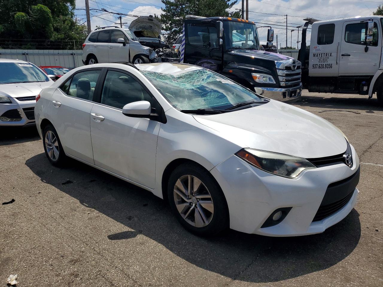 2014 Toyota Corolla Le Eco Plus Белый vin: 5YFBPRHE4EP010715