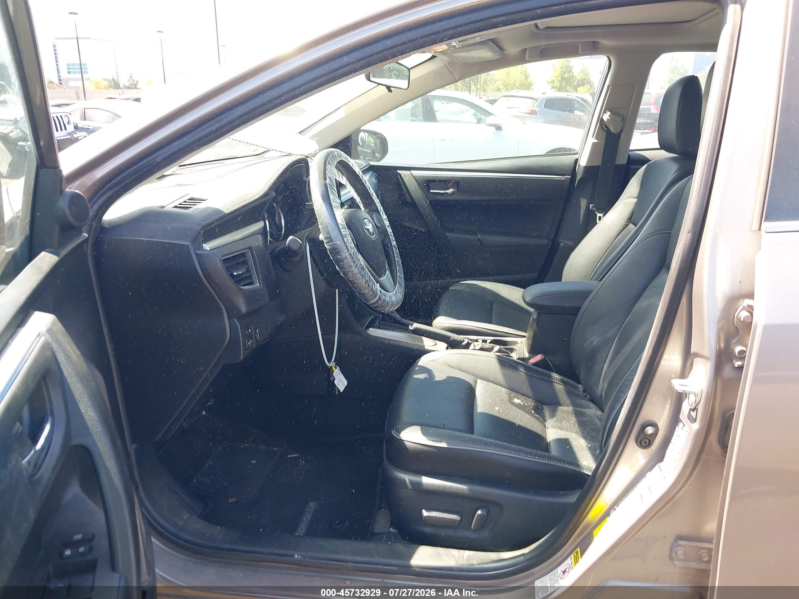 2014 Toyota Corolla Le Eco Premium Gray vin: 5YFBPRHE4EP035100