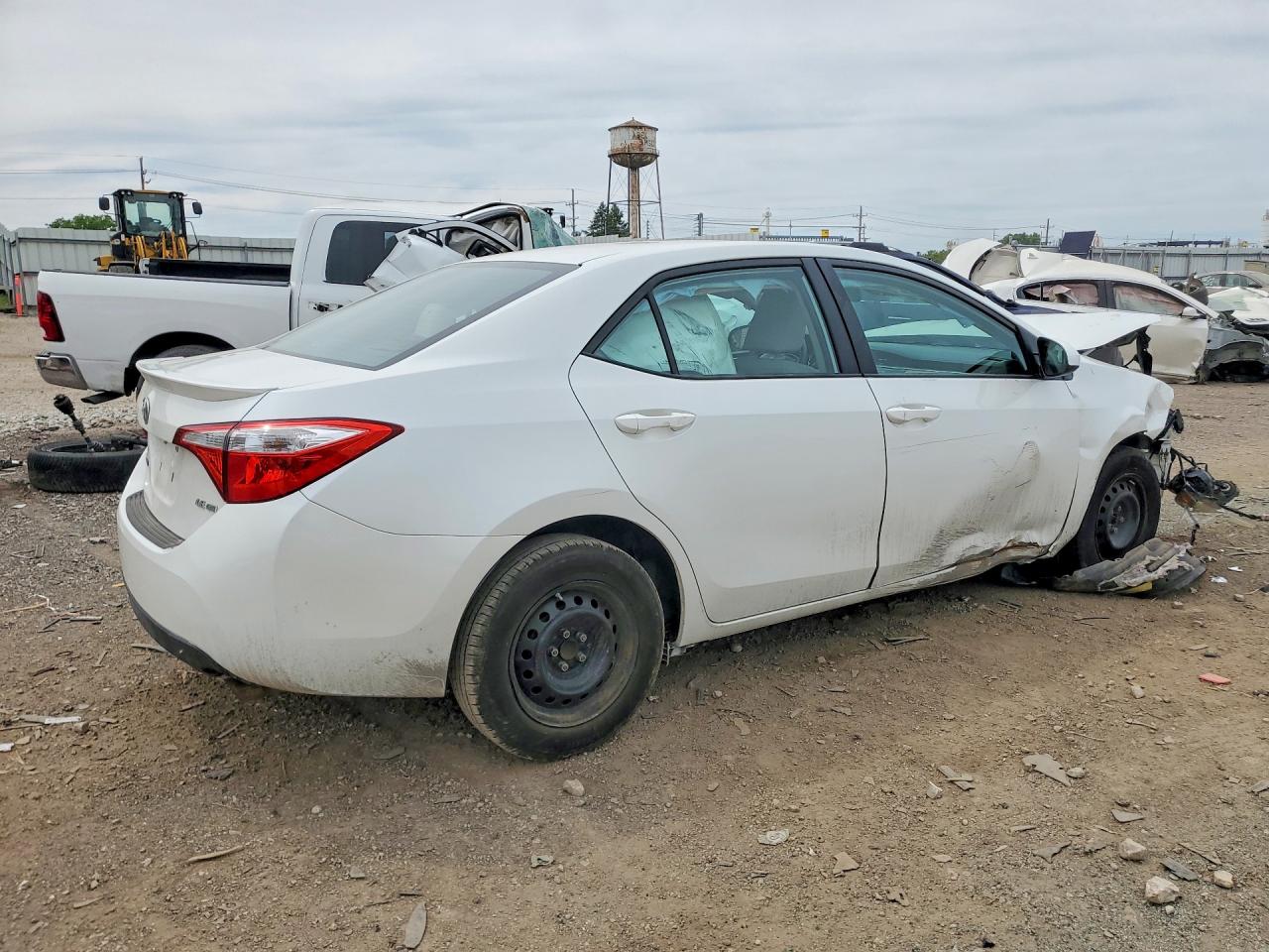 2014 Toyota Corolla Le Eco White vin: 5YFBPRHE4EP138260