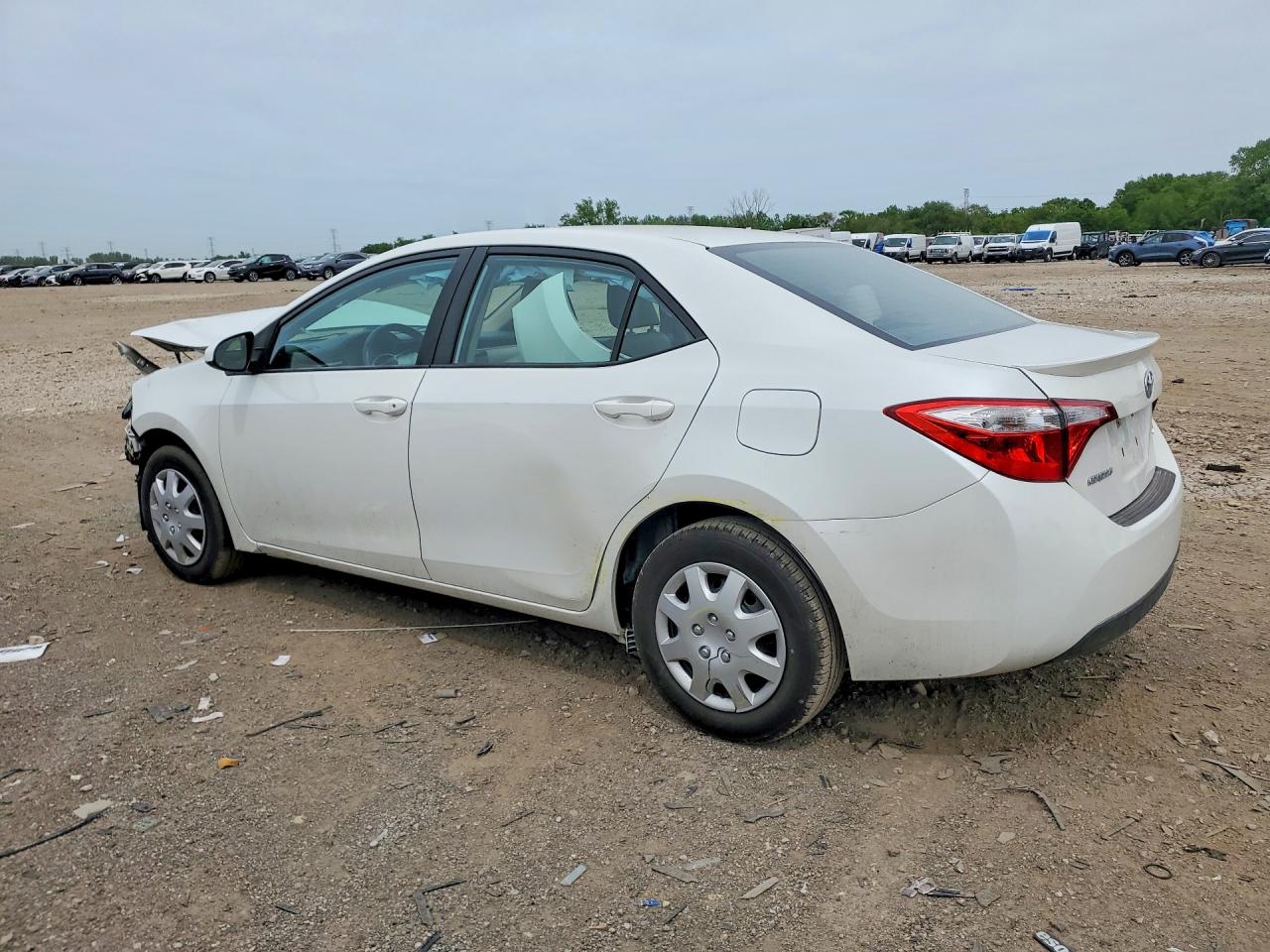 2014 Toyota Corolla Le Eco White vin: 5YFBPRHE4EP138260
