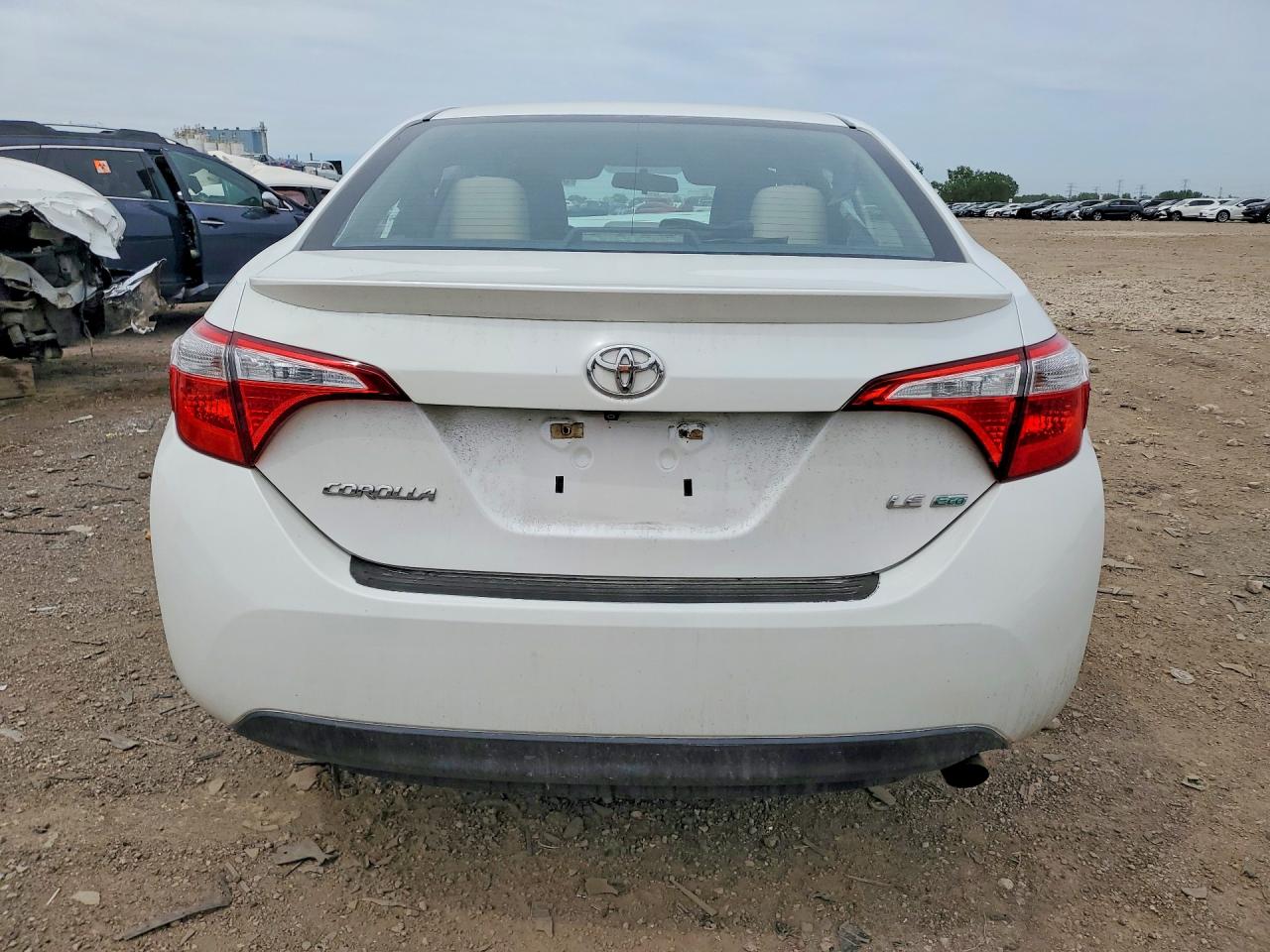 2014 Toyota Corolla Le Eco White vin: 5YFBPRHE4EP138260