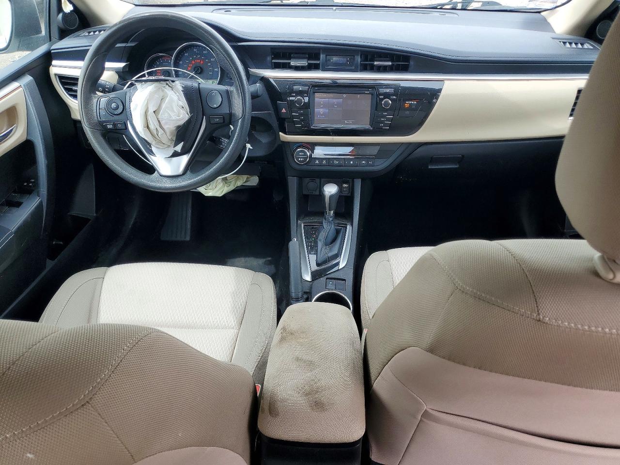 2014 Toyota Corolla Le Eco White vin: 5YFBPRHE4EP138260