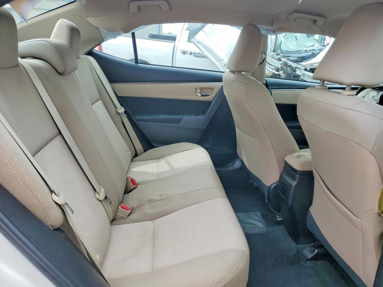 2014 Toyota Corolla Le Eco White vin: 5YFBPRHE4EP138260