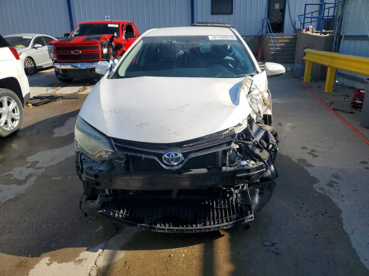 2015 Toyota Corolla Le Eco Plus White vin: 5YFBPRHE4FP232852
